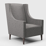 Мебельная ткань Шенилл серый цвет 142 см T4-46 варинант исполнения - 4 | Loft Concept в Сочи