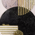 Панно декоративное с объемным эффектом Asymmetry варинант исполнения - 4 | Loft Concept в Сочи