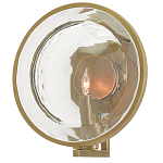 Бра круглое с прозрачным рельефным плафоном Crystal Prism варинант исполнения - 2 | Loft Concept в Сочи