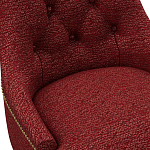 Мебельная ткань Шенилл бордовый цвет 138 см T4-23 варинант исполнения - 6 | Loft Concept в Сочи