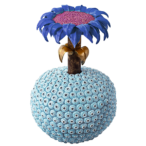 Статуэтка синий экзотический цветок Exotic Tropical Flower