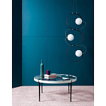 Дизайнерский круглый кофейный стол со стеклянной столешницей Gio Ponti D.555.1 Coffee Table варинант исполнения - 2 | Loft Concept в Сочи