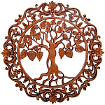 Панно из дерева LeafBerry Panel With Trees варинант исполнения - 1 | Loft Concept в Сочи