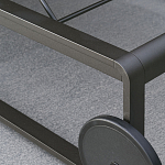 Шезлонг на металлическом каркасе с регулируемой спинкой GUELL Sunbed варинант исполнения - 6 | Loft Concept в Сочи