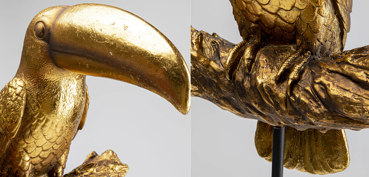 Статуэтка Golden Tukan on a stand - Loft-Concept в Сочи