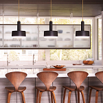 Подвесной светильник цилиндрический с белым плафоном Hinkley варинант исполнения - 11 | Loft Concept в Сочи