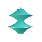 Подвесной вязаный бирюзовый светильник «Звезда Востока 02» варинант исполнения - 2 | Loft Concept в Сочи