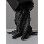 Скульптура «Окаменелый рост», Черный объект варинант исполнения - 3 | Loft Concept в Сочи