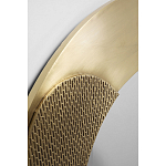 Зеркало золотое со вставками в виде геометрических фигур варинант исполнения - 3 | Loft Concept в Сочи