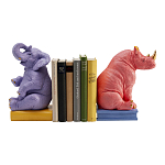 Держатель для книг Elephant and Rhinoceros Bookend варинант исполнения - 1 | Loft Concept в Сочи