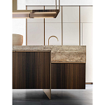 Кухонный гарнитур из массива дуба и камня Ratio Dada Engenereed варинант исполнения - 12 | Loft Concept в Сочи