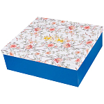 Чайный сервиз из фарфора синий на 6 персон 14 предметов Flower Porcelain Collection варинант исполнения - 4 | Loft Concept в Сочи