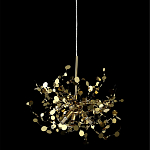 Подвесной светильник с металлическими круглыми элементами Terzani Argent варинант исполнения - 7 | Loft Concept в Сочи