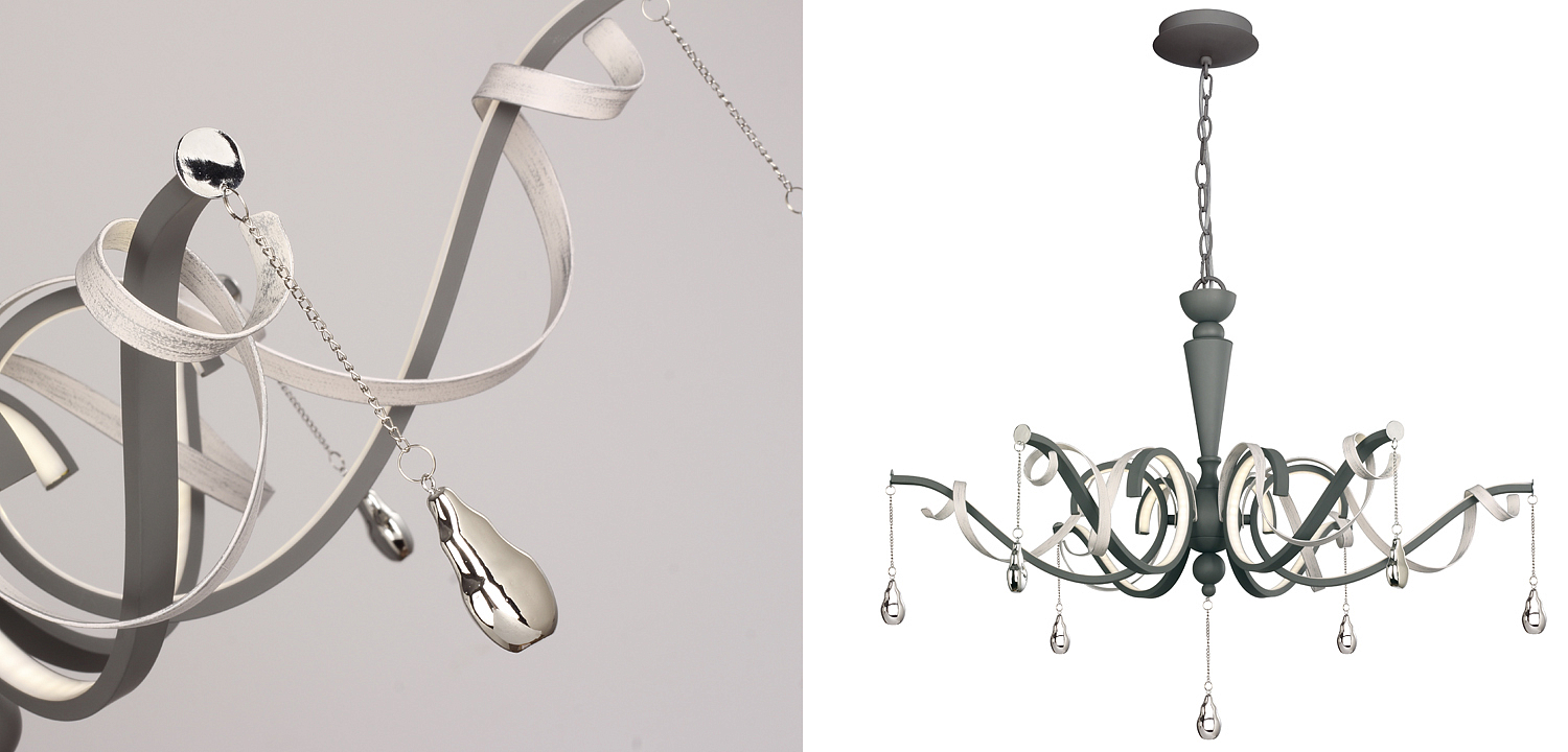 Люстра Morris Chandelier black Люстра Morris Chandelier black - Loft-Concept в Сочи
