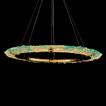 Люстра в форме кольца с цветочным декором Warm Heavenly Light варинант исполнения - 3 | Loft Concept в Сочи