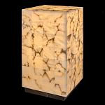 Торшер прямоугольный из натурального камня Calcite Geometry варинант исполнения - 7 | Loft Concept в Сочи