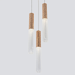 Подвесной светильник Dew Drops Tube Gold Trio Hanging Lamp варинант исполнения - 2 | Loft Concept в Сочи