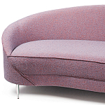 Диван Paulet Sofa Сиреневое Букле варинант исполнения - 4 | Loft Concept в Сочи