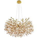 Люстра с хрустальными подвесками Fairytree Gold Crystal Chandelier 10 варинант исполнения - 2 | Loft Concept в Сочи