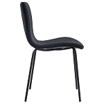 Стул черный с обивкой из велюра Black Archie Chair варинант исполнения - 1 | Loft Concept в Сочи
