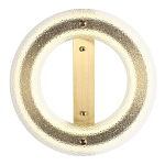 Бра круглое с эффектом морозного стекла Freezing Pattern варинант исполнения - 1 | Loft Concept в Сочи