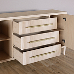 Буфет Primo с тремя ящиками и двумя фасадами Светлый дуб варинант исполнения - 5 | Loft Concept в Сочи