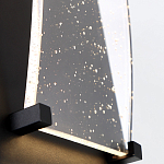 Настенный фонарь уличный прямоугольный черного цвета со стеклом с пузырьками Eurofase варинант исполнения - 5 | Loft Concept в Сочи