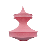 Подвесной вязаный розовый светильник «Моника» варинант исполнения - 1 | Loft Concept в Сочи