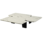 Стол журнальный низкий с фигурной столешницей Threshold варинант исполнения - 1 | Loft Concept в Сочи