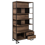 Стеллаж под TV в стиле лофт с открытыми полками и ящиками Urban Style Space варинант исполнения - 2 | Loft Concept в Сочи