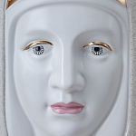 Ваза с золотисто-белыми фрагментами Faces of Imagination варинант исполнения - 6 | Loft Concept в Сочи