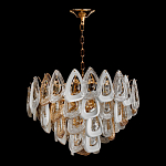 Люстра с многослойными белыми и прозрачными подвесками Character Chandelier варинант исполнения - 1 | Loft Concept в Сочи