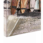 Панно декоративное в морском стиле Seascape and Surfing I варинант исполнения - 3 | Loft Concept в Сочи