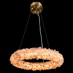 Люстра кольцевая с частичками натурального горного хрусталя Crystal Shimmer варинант исполнения - 1 | Loft Concept в Сочи