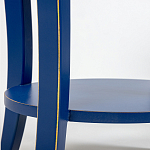 Синяя тумба на фигурных ножках Shelby варинант исполнения - 5 | Loft Concept в Сочи