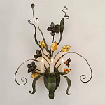 Бра с цветами и листьями Paradise Bush варинант исполнения - 3 | Loft Concept в Сочи