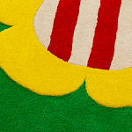 Дизайнерский ковер с цветами Poltronova Tappeto Prato Rug варинант исполнения - 6 | Loft Concept в Сочи