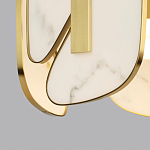 Люстра с мраморными вставками Marble Plates варинант исполнения - 4 | Loft Concept в Сочи