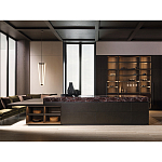 Кухонный гарнитур из красного мрамора и дерева VVD Dada Engenereed Kitchen варинант исполнения - 2 | Loft Concept в Сочи