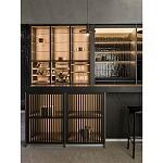 Кухонный гарнитур из массива дуба и камня Ratio Dada Engenereed варинант исполнения - 2 | Loft Concept в Сочи