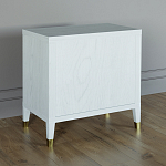 Прикроватная тумбочка с полкой Elsa Dreams White варинант исполнения - 4 | Loft Concept в Сочи