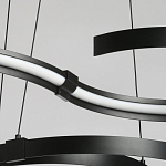 Люстра подвесная светодиодная в виде волнообразной ленты Ribbon Vortex варинант исполнения - 5 | Loft Concept в Сочи