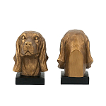 Держатель для книг с бронзовыми фигурками головы собаки Dog Elegance  варинант исполнения - 3 | Loft Concept в Сочи