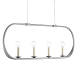 Люстра линейная в овальной раме Traditional Clean Lines варинант исполнения - 2 | Loft Concept в Сочи