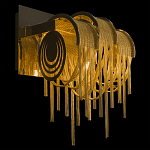 Бра с перфорированными металлическими дугами и цепочками 22 см Atlantis Chain варинант исполнения - 2 | Loft Concept в Сочи