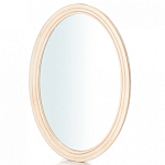 Овальное настольное зеркало бежевое Interiors Romance варинант исполнения - 1 | Loft Concept в Сочи