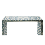 Консоль Дизайнерская Kenya Console ZEBRA Bone Inlay blue варинант исполнения - 2 | Loft Concept в Сочи