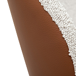 Стул мягкий с обивкой из рогожки и экокожи Contrasting Performance варинант исполнения - 3 | Loft Concept в Сочи