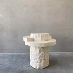 Дизайнерский журнальный стол цилиндрической формы фактурный Mylepen варинант исполнения - 1 | Loft Concept в Сочи