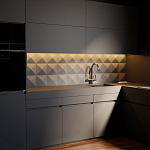 Гипсовая 3D панель с принтографией PM-104 варинант исполнения - 2 | Loft Concept в Сочи